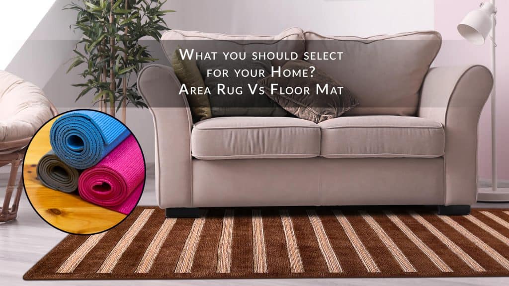difference between rug and mat