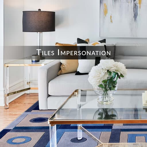 Tiles Impersonation 1 Wholesale Hand-Tufted Rugs