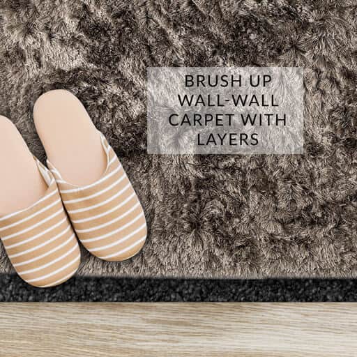 Brush Up Wall Wall Carpet with Layers min Rugs Home Decor Trend