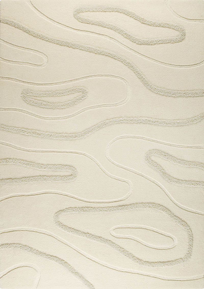 Agra White Area Rug