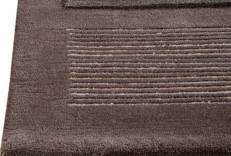 boston dark grey hand knotted carpet