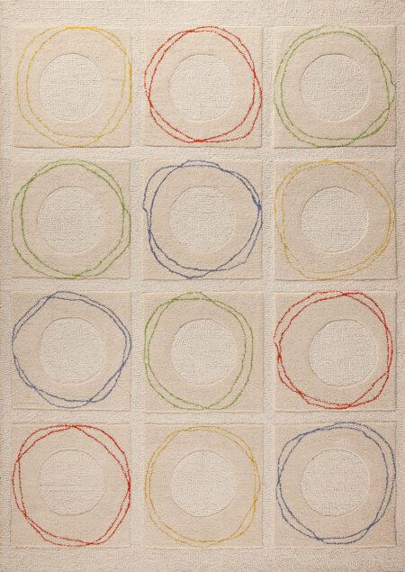 Circa White Area Rug