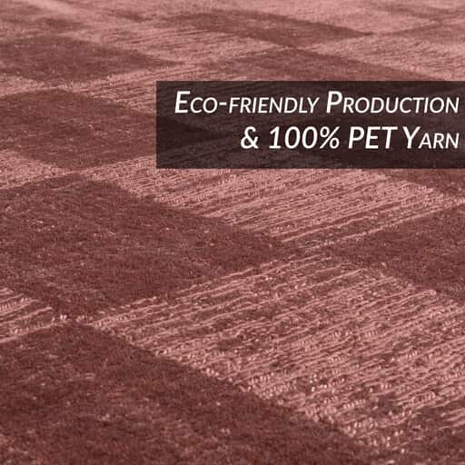 Eco friendly production and 100 pet yarn min