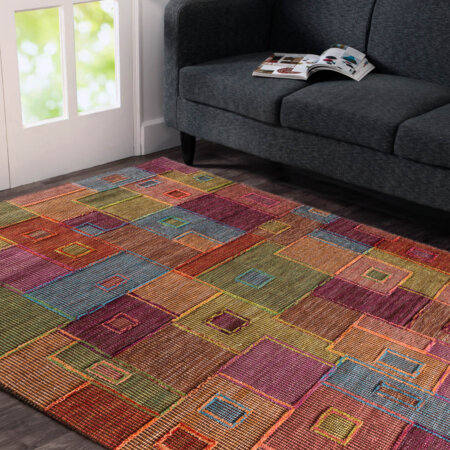 KEA KHEMA8 MULTI HANDWOVEN AREA RUG AND CARPETS