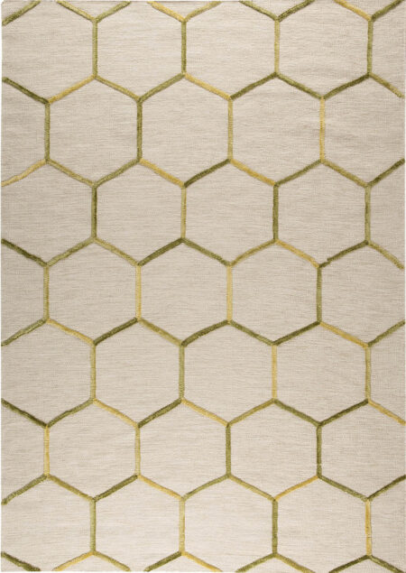 Khema2 Green/Gold Area Rug