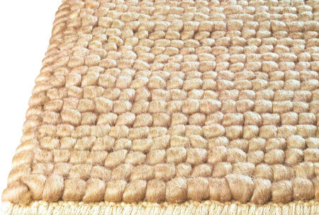 ladhak beige closeup woolen loop area rug carpets