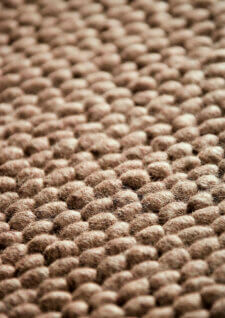 ladhak dark beige handwoven loop woolen area rug and carpets