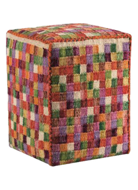 Hand-Woven Pouf