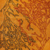 Vines Orange Area Rug