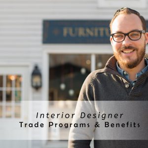 Interior Designer Trade Programs & Benefits