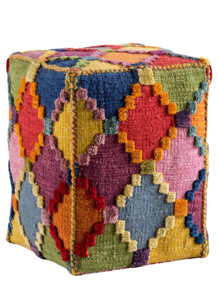 Hand Woven Pouf