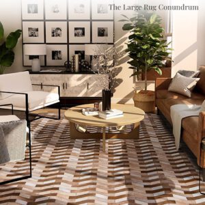 The Large Rug Conundrum min How to Enhance your Living Space by Custom Rug Sizes