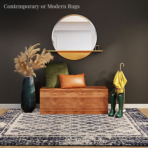 Contemporary or Modern Rugs custom made rugs