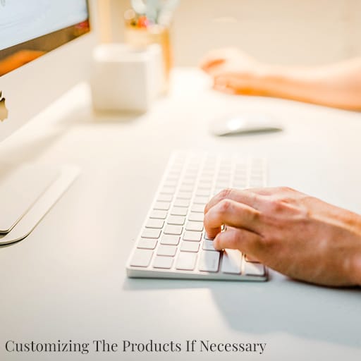 Customizing the products if necessary customizing the rugs