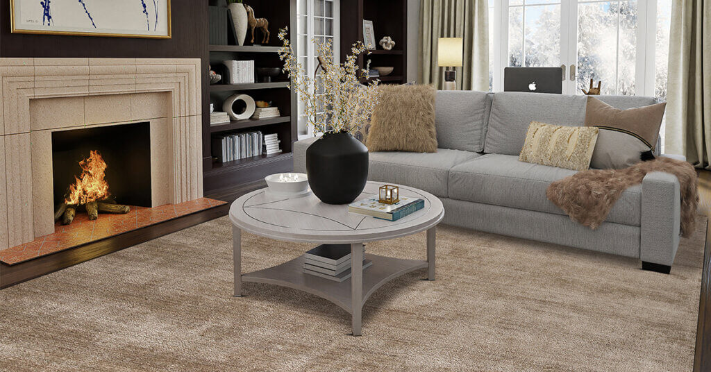 How do rugs make a room warmer?