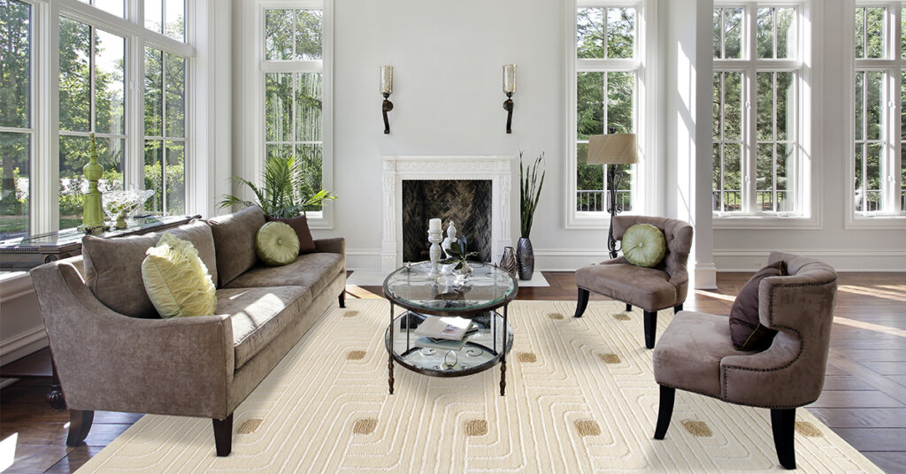 WHAT KIND OF RUGS ARE GOOD FOR THE LIVING ROOM?