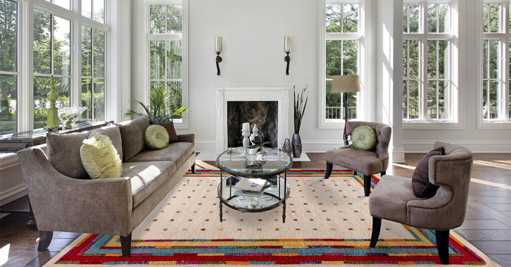 Khema6 Multi living room rugs
