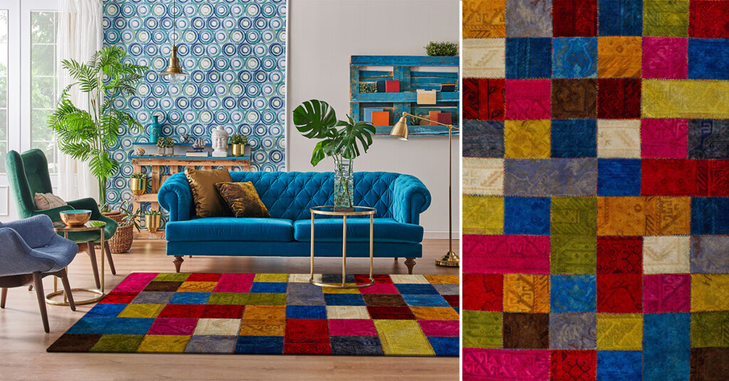 Renaissance multi color rugs