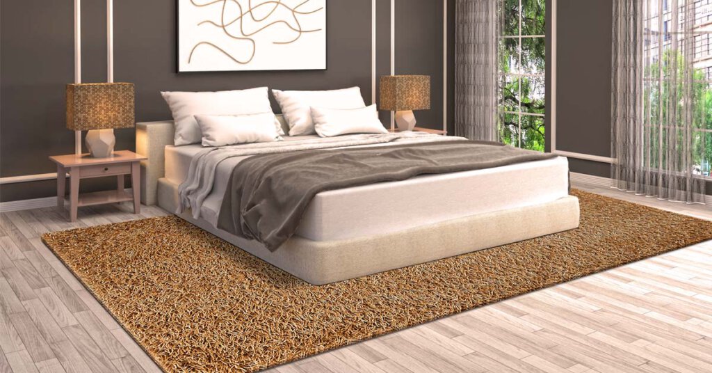Palo beige bedroom area rugs