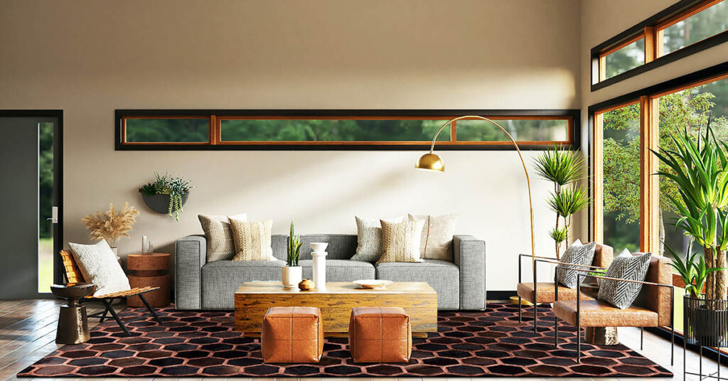 vega brown living room rugs