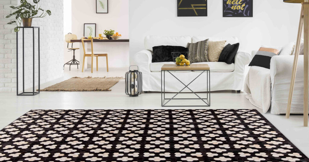 6.Go Bold bold-colored rug