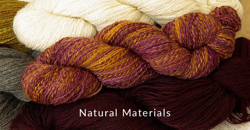 Natural materials for rugs